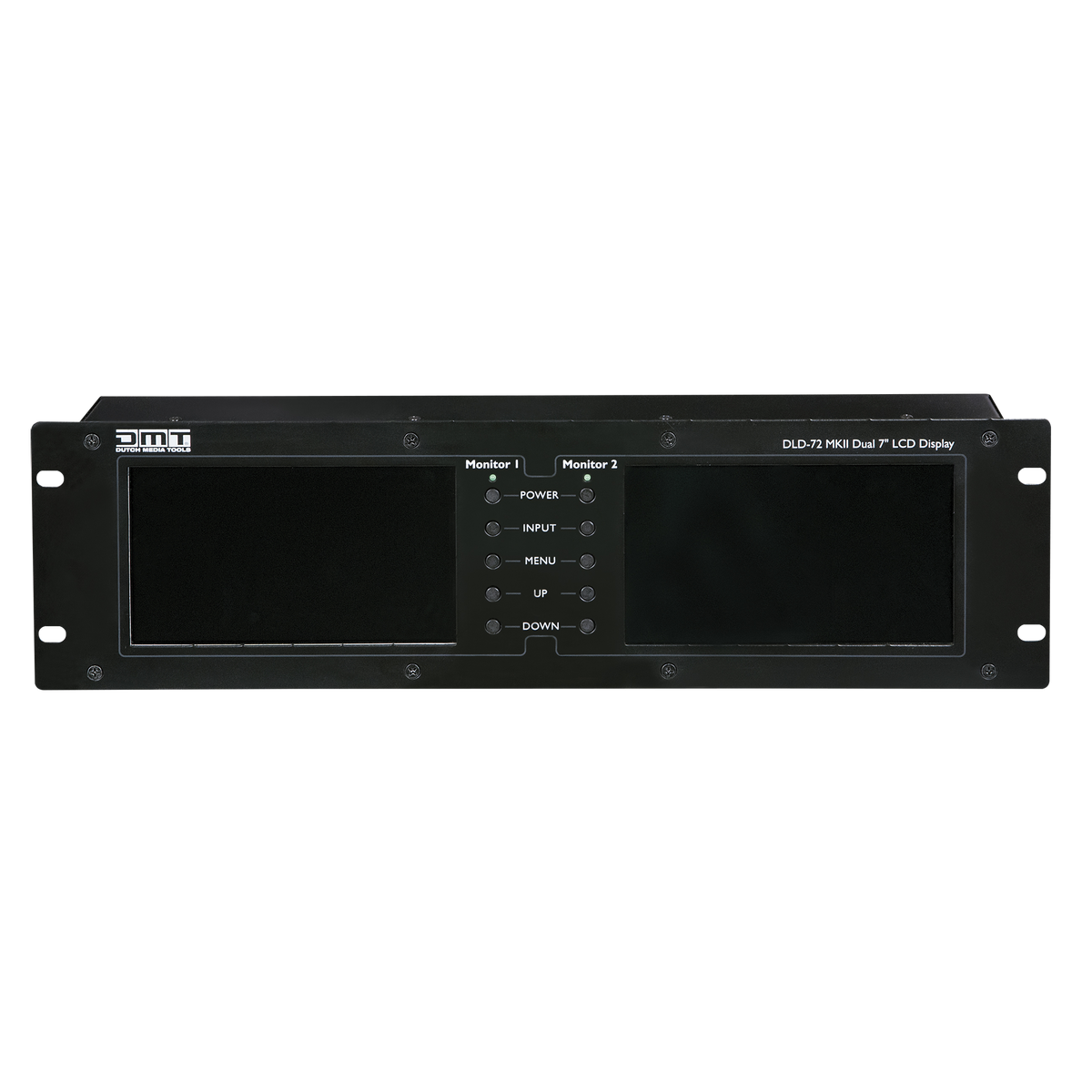 DLD-72 MKII dubbel 7"-monitor för rack med HDMI-länk