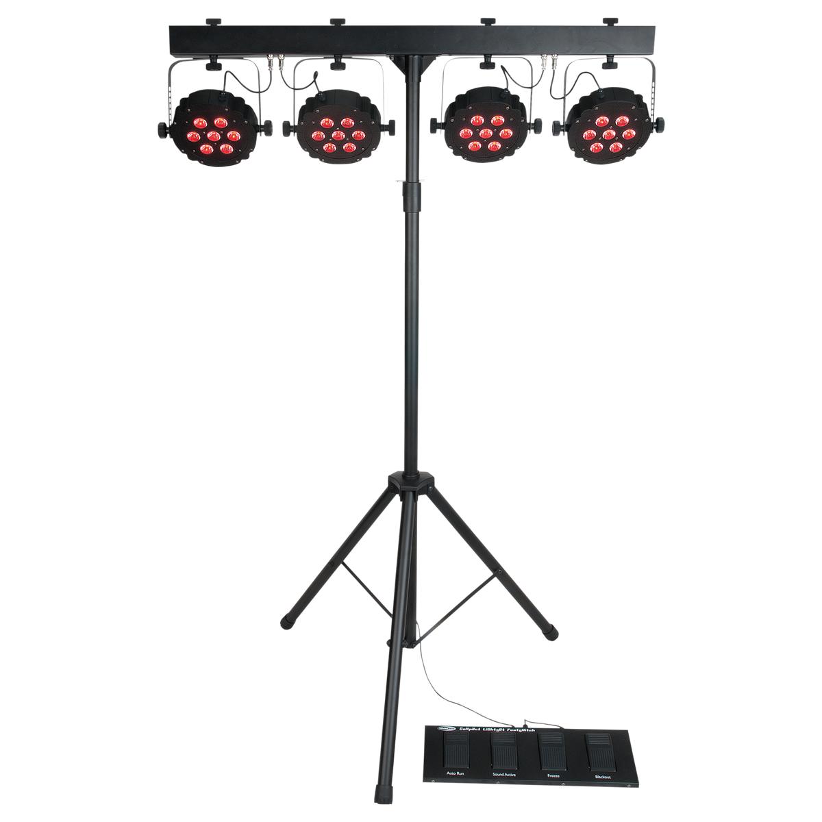 Compact Power Light Set MKII, ljusset med 4 RGB LED-spotlights
