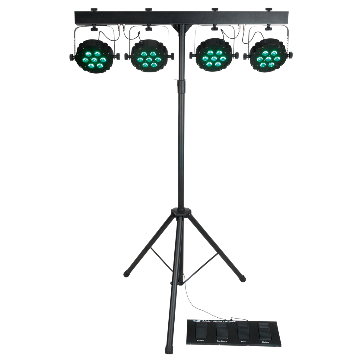 Compact Power Light Set MKII, ljusset med 4 RGB LED-spotlights