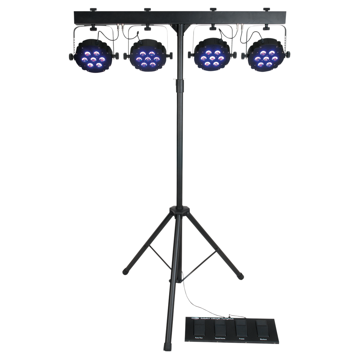 Compact Power Light Set MKII, ljusset med 4 RGB LED-spotlights