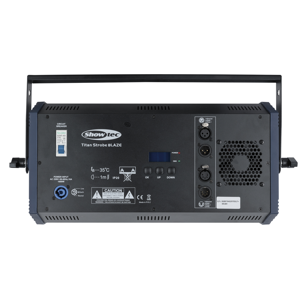 Titan Strobe BLAZE 1 500 W strobe med RGB-bakgrundseffekt
