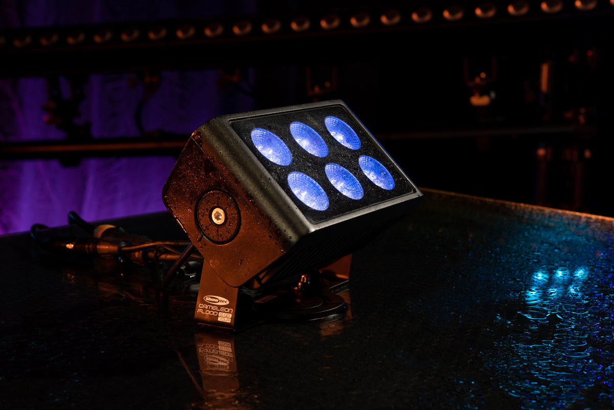 Cameleon Flood 6 Q6 Tour, RGBWA-UV LED-flood 6 × 10 W, IP65