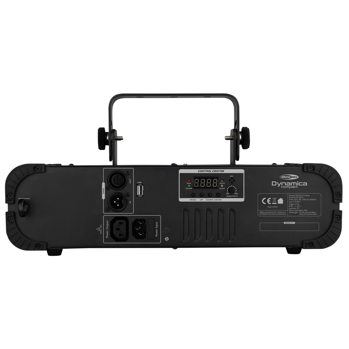 Dynamica Compact, 4-i-1-effekt med beam, strobe, UV och laser