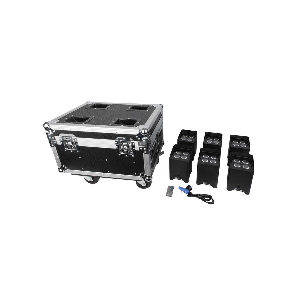 EventLITE 4/10 Q6 Set, 6 st i laddningscase
