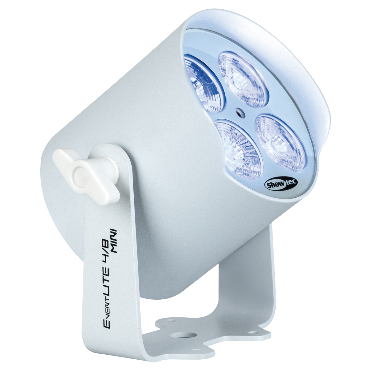 EventLITE 4/8 Mini Q6, batteridriven spot IP65, vit