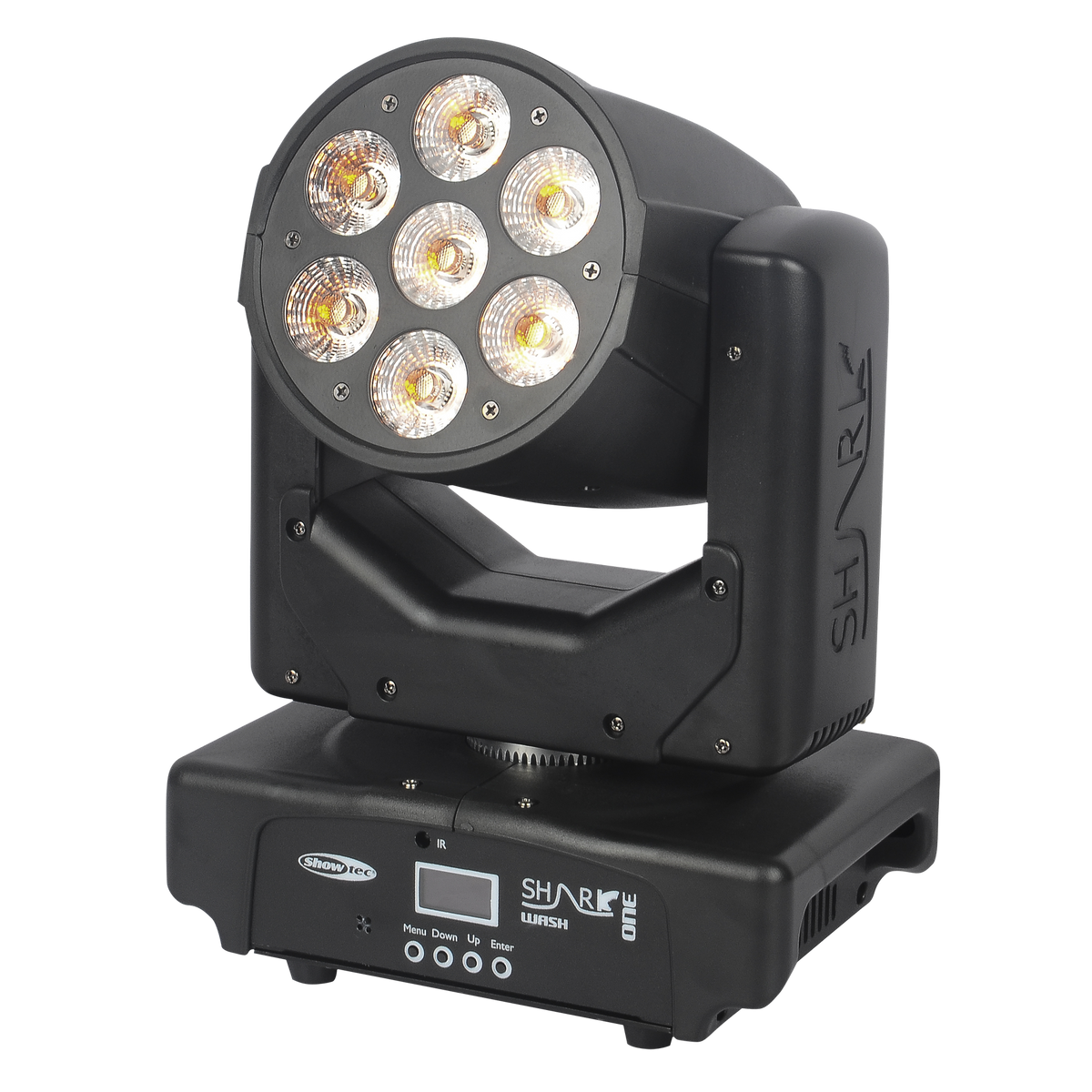 Shark Wash One, RGBWA-UV LED-wash-moving head 7 × 12 W