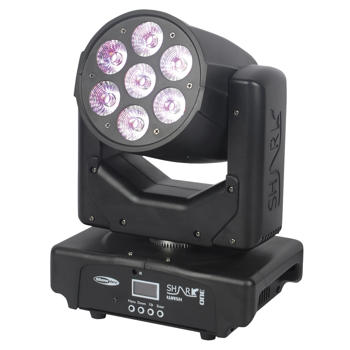 Shark Wash One, RGBWA-UV LED-wash-moving head 7 × 12 W