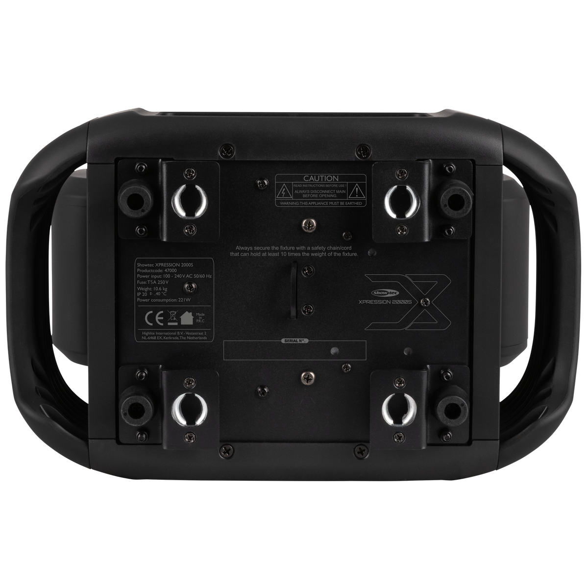 Xpression 2000S Spot, svart, LED-spot-moving head