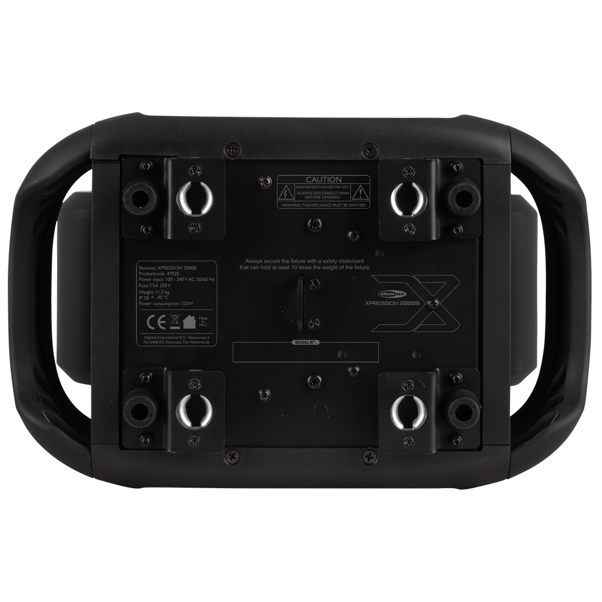 Xpression 2000B Beam, svart, LED-beam-moving head