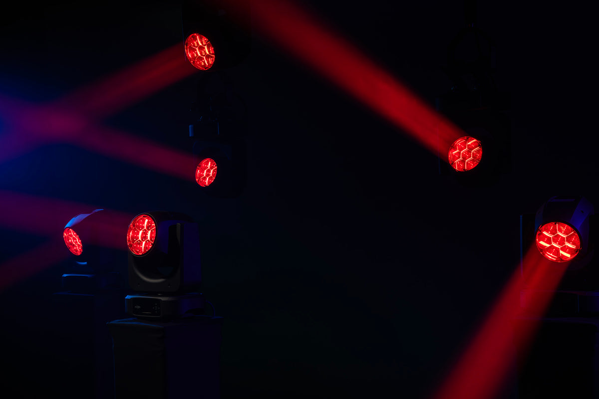 Xpression 2000W WashBeam, svart, RGBW LED-wash-moving head