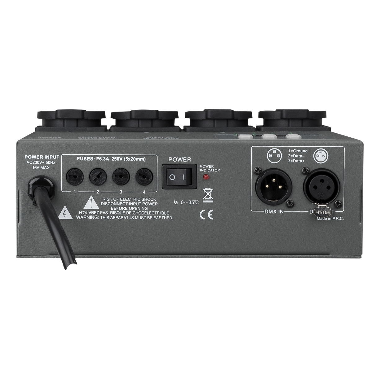 MultiSwitch DMX512 switchpack, 4 kanaler