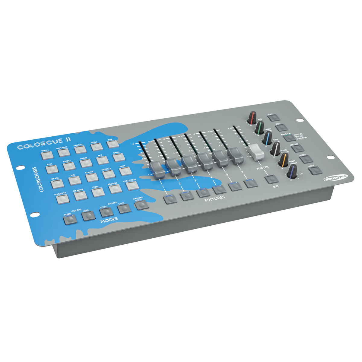 ColorCue 2 LED-ljusbord, 6 faders, 6 färger