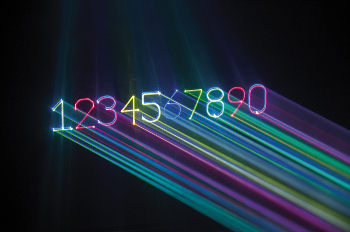 Galactic TXT RGB-textlaser, 300 mW