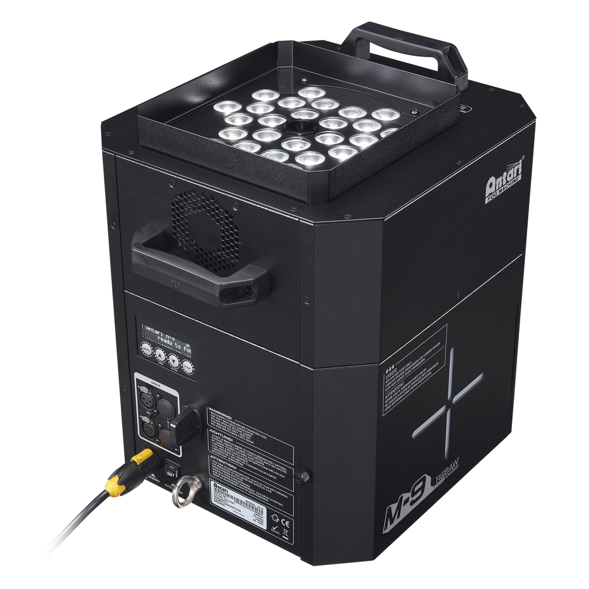 M-9 Jet jetrökmaskin med RGBAW-LED för CO₂-effekt, 1 800 W
