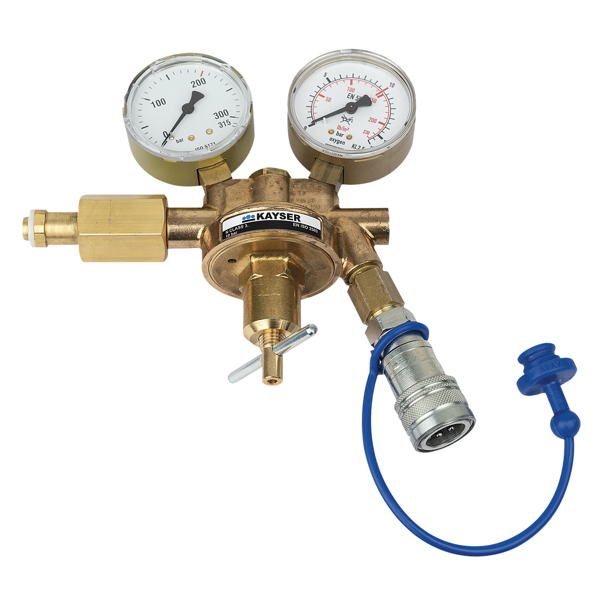 CO₂ Q-Lock tryckregulator, 1 × Q-Lock hona