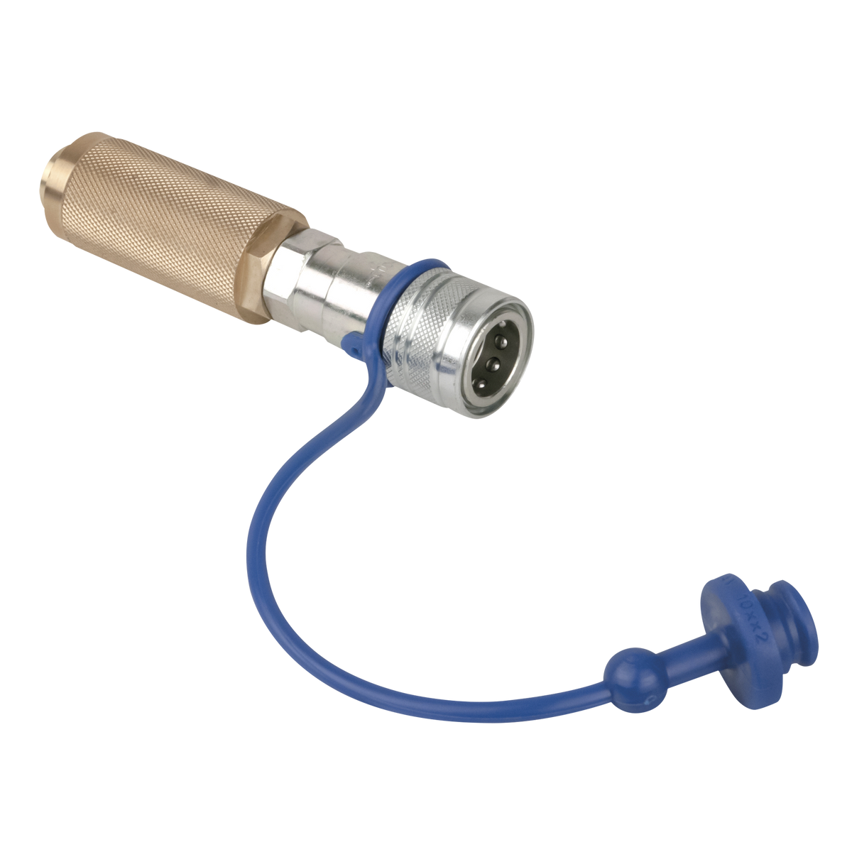 CO₂-flaska till 3/8 Q-Lock-adapter, slutet system