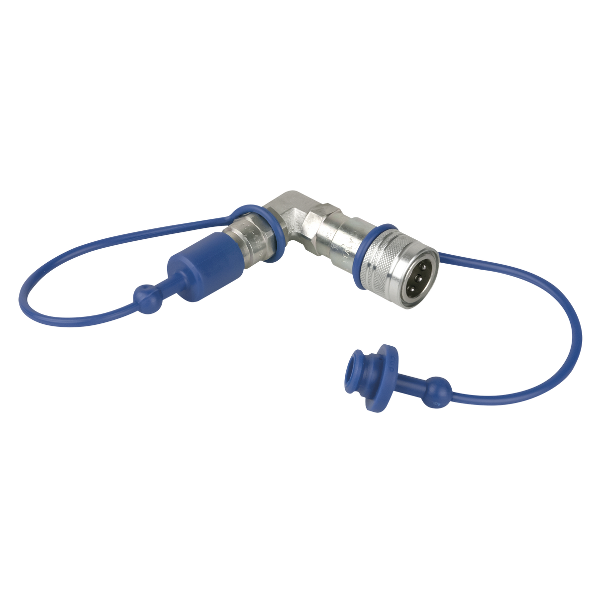 CO₂ 90° 3/8 Q-Lock-koppling, slutet system
