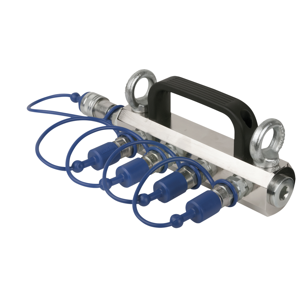 CO₂ 3/8 Q-Lock 4-vägs fördelare, slutet system
