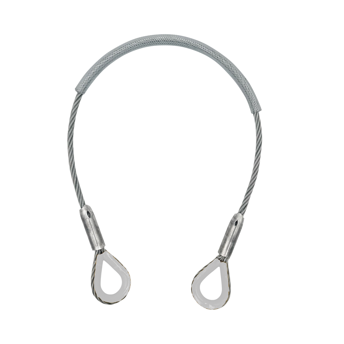 Stålwiresling 1 ton 10 mm, PVC-belagd, arbetslängd 3 m