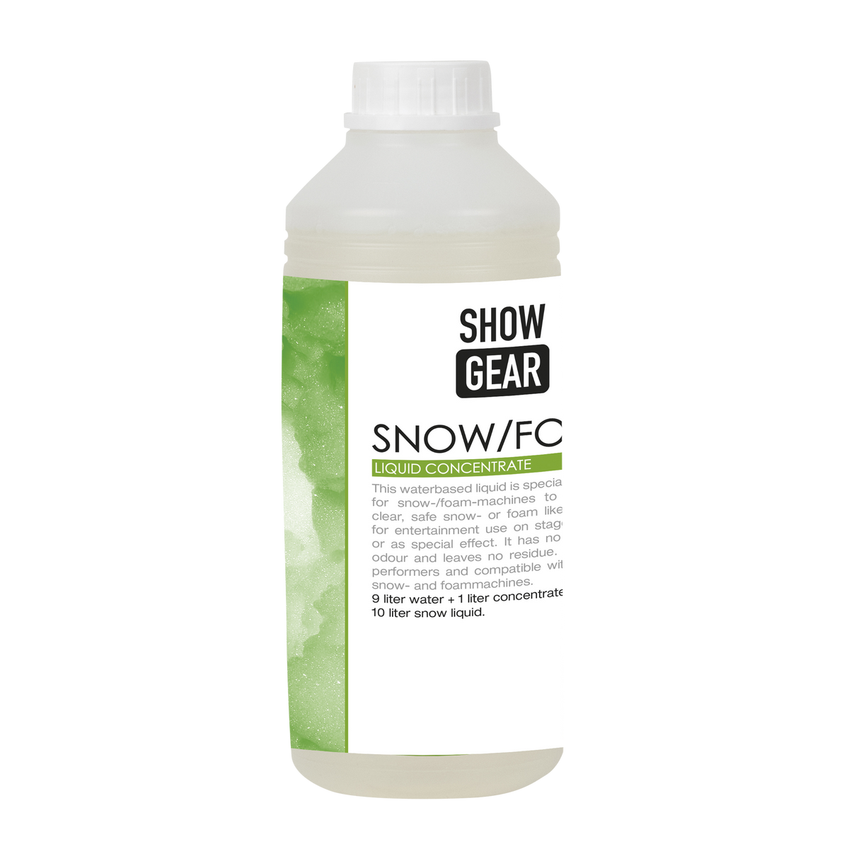 Snö-/skumkoncentrat, 1 liter, vattenbaserat