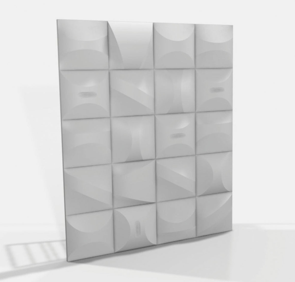 3D-dekorpanel Double Wave för SET Frame