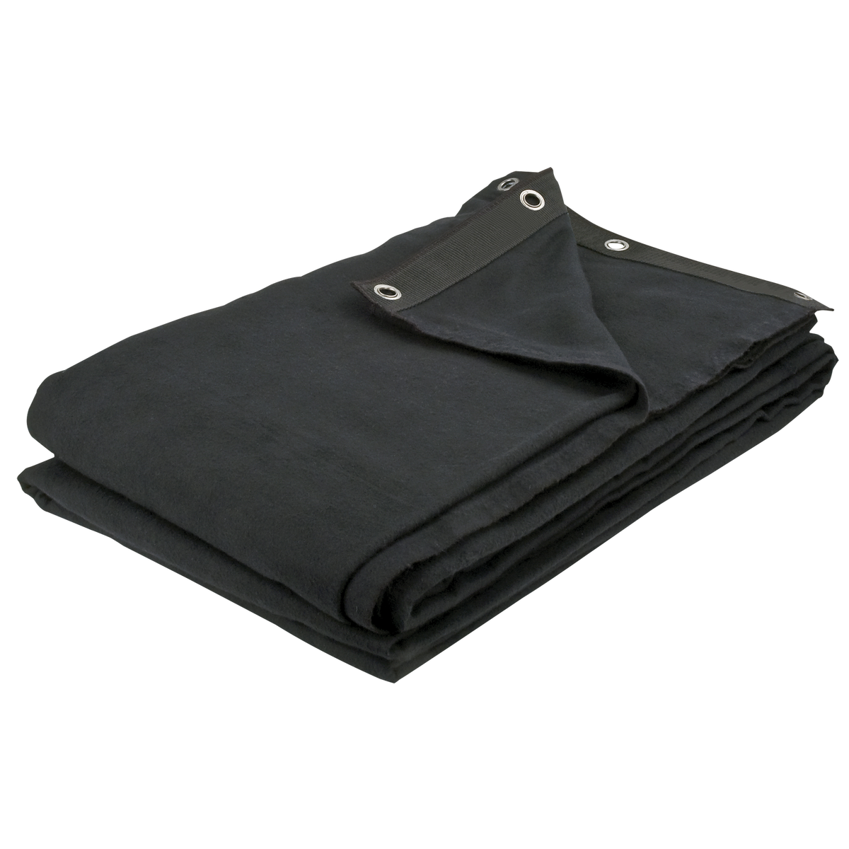 Fondtyg Dekomolton 160 g/m², svart, 300 × 400 cm (B × H)