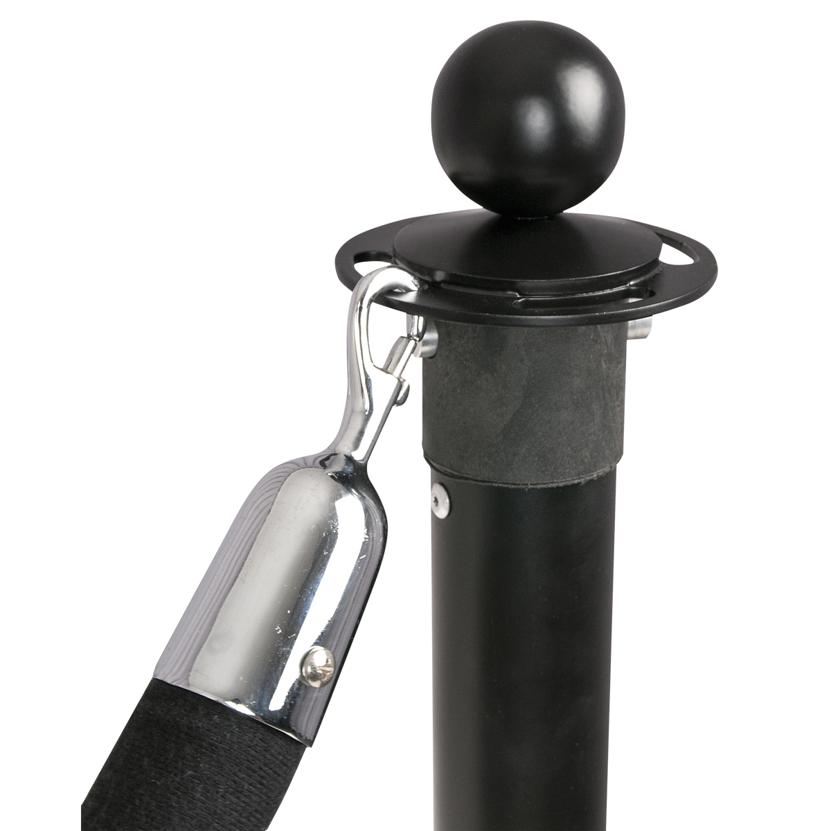 Rephållare för Pipe & Drape-stolpe, svart