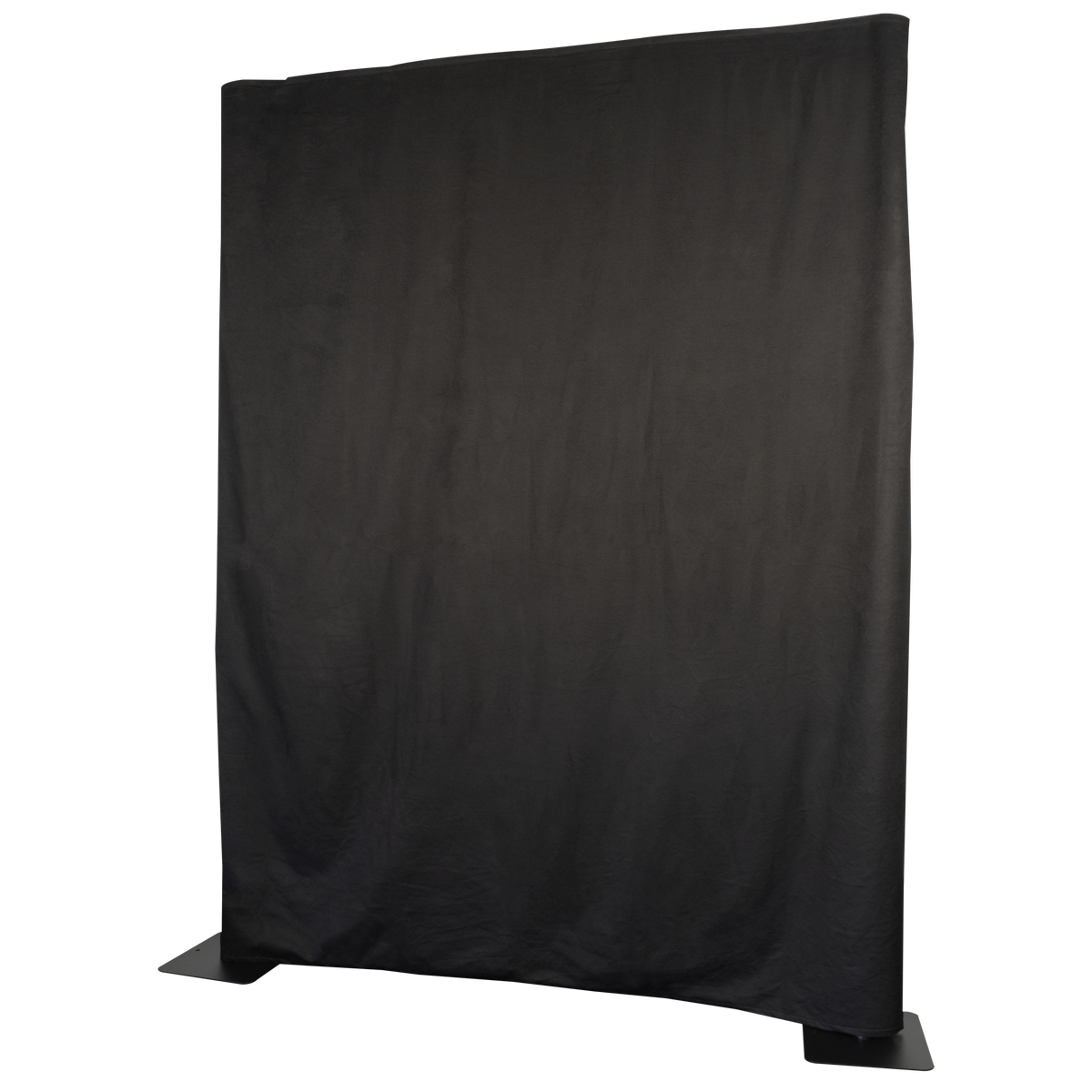 P&D-draperi Molton 300 g/m², svart, 330 × 400 cm (B × H), oveckat