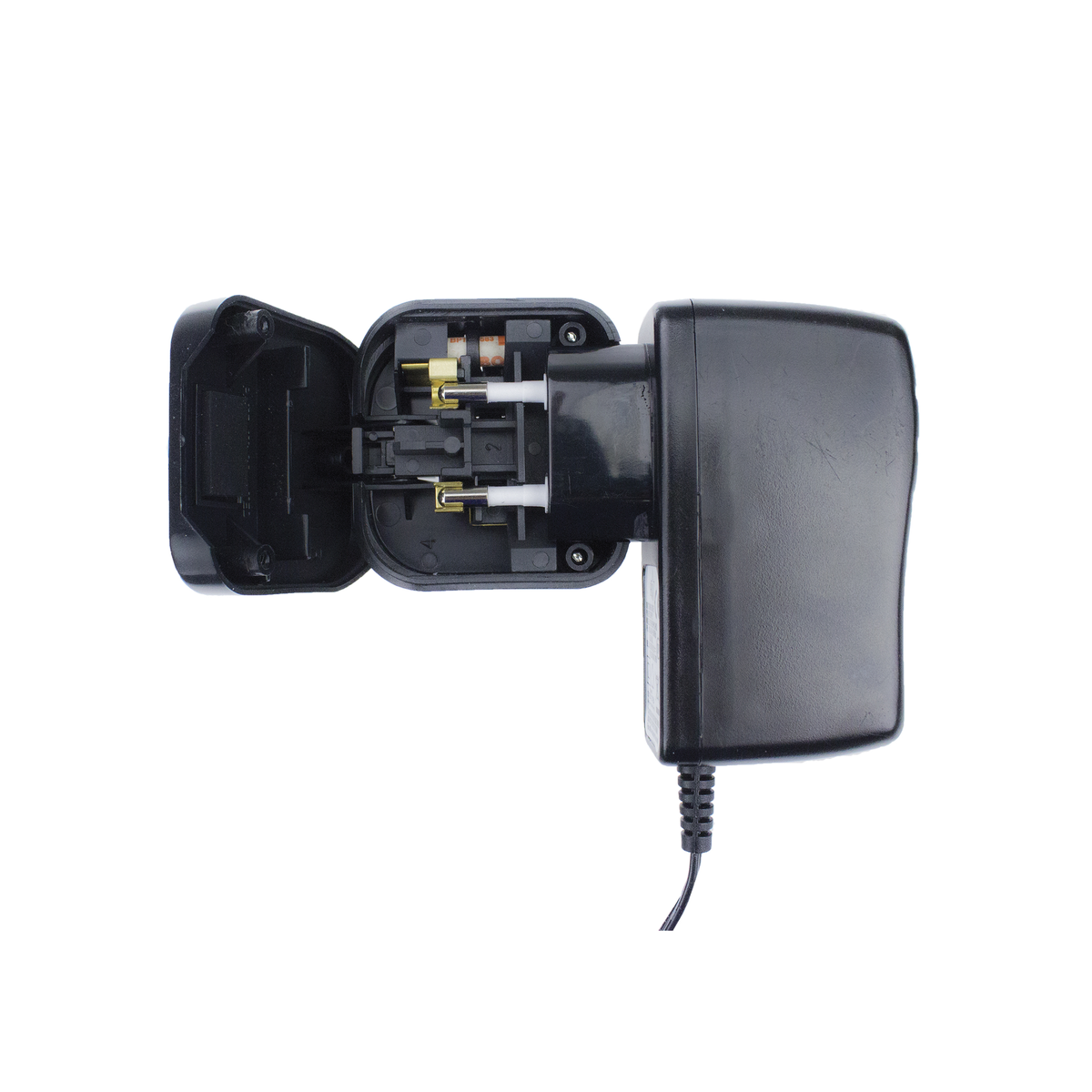 Adapter Europlugg till brittisk stickpropp, 240 V, 3 A, 50 Hz
