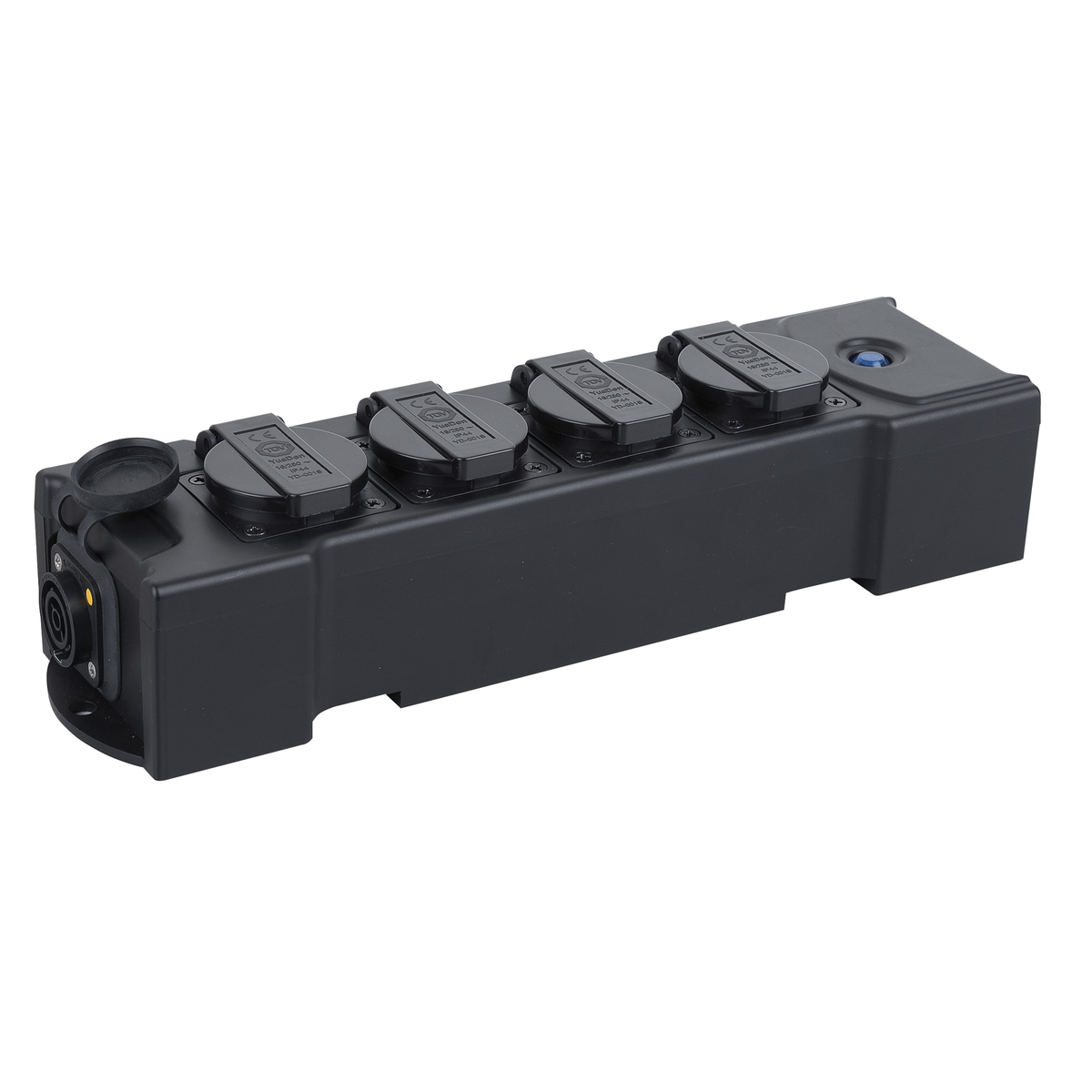 PowerBOX 4 med powerCON TRUE1 in/ut