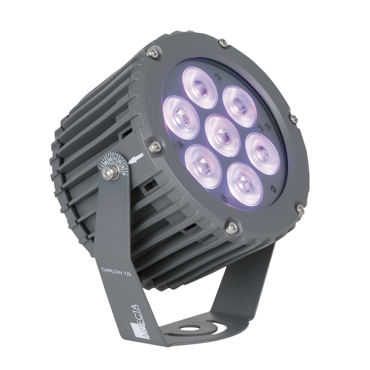 Carlow RGB 7/3, LED-spot för utomhusbruk, IP66