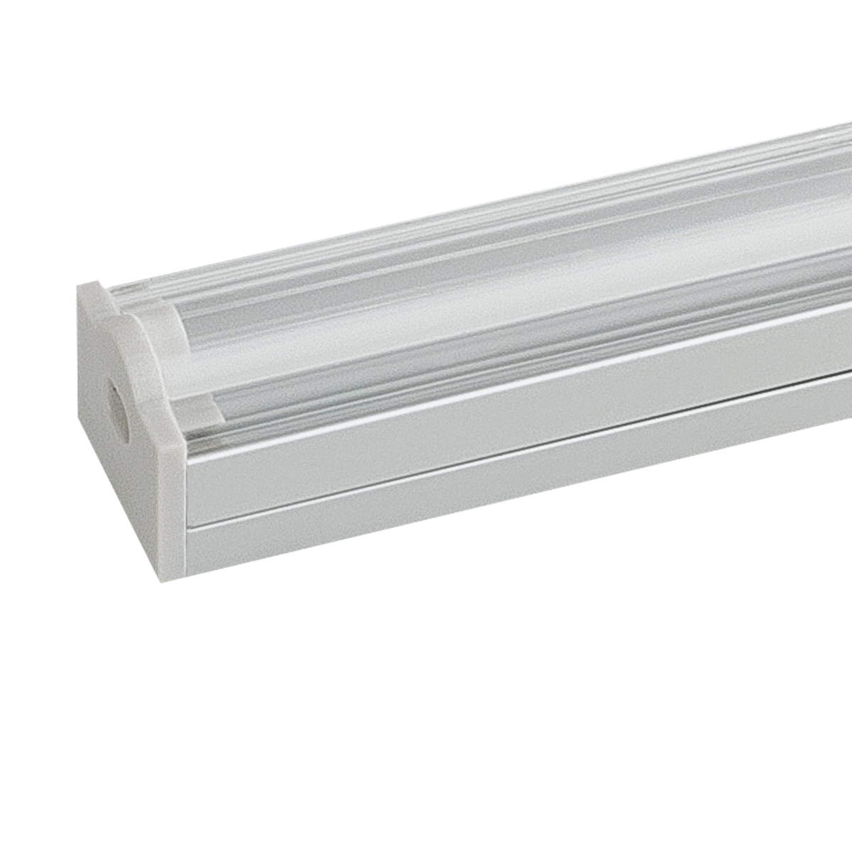 Profile Pro 12 Surface, utanpåliggande aluminiumprofil för LED-slinga, 2 m