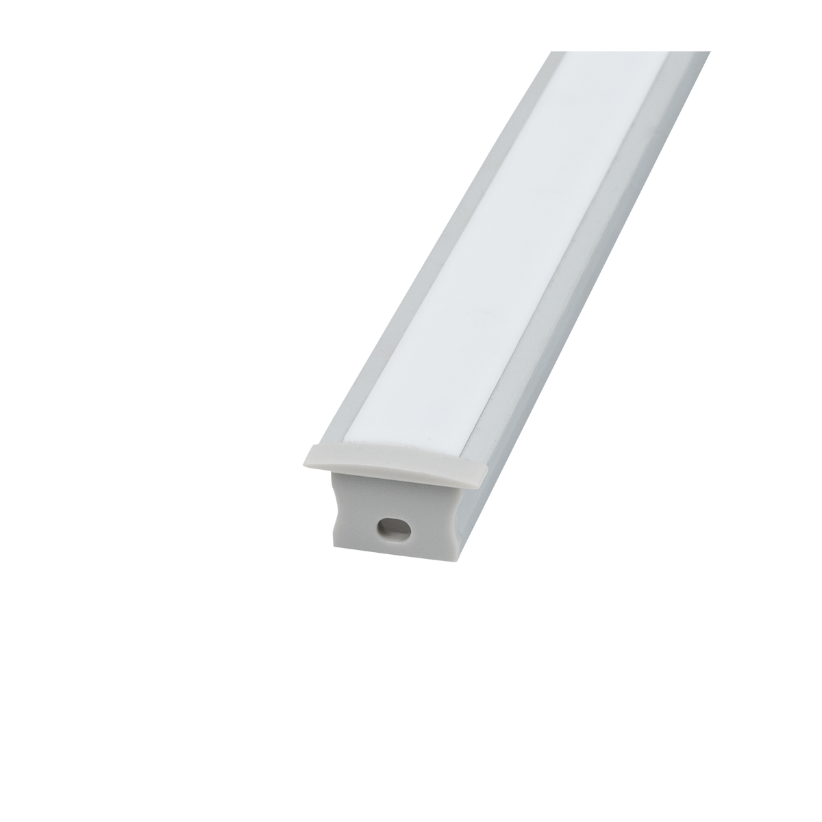 Profile Pro 17 Recessed, infälld aluminiumprofil för LED-slinga, 2 m, silver