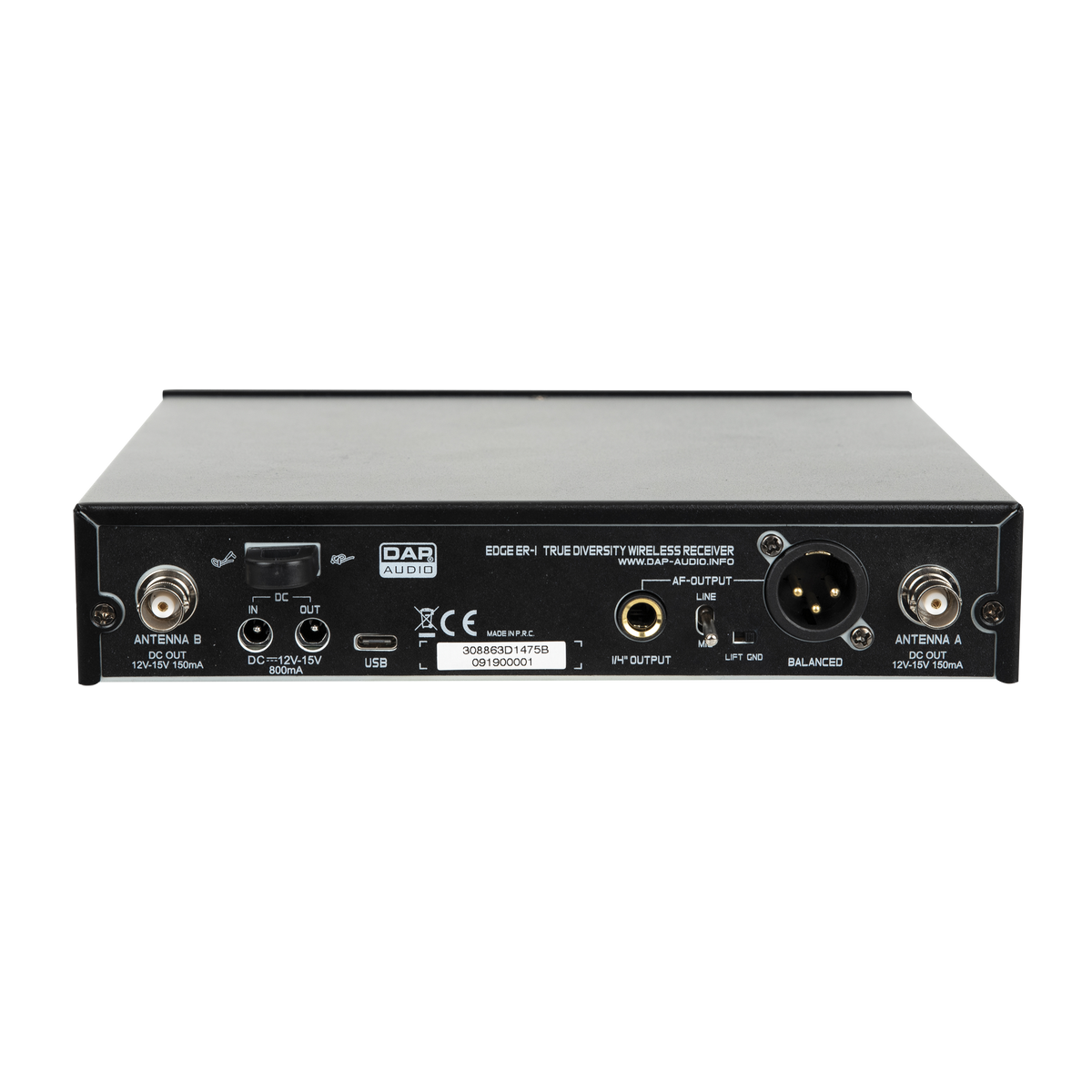 EDGE EBS-1 trådlöst set med bältessändare, 610–670 MHz