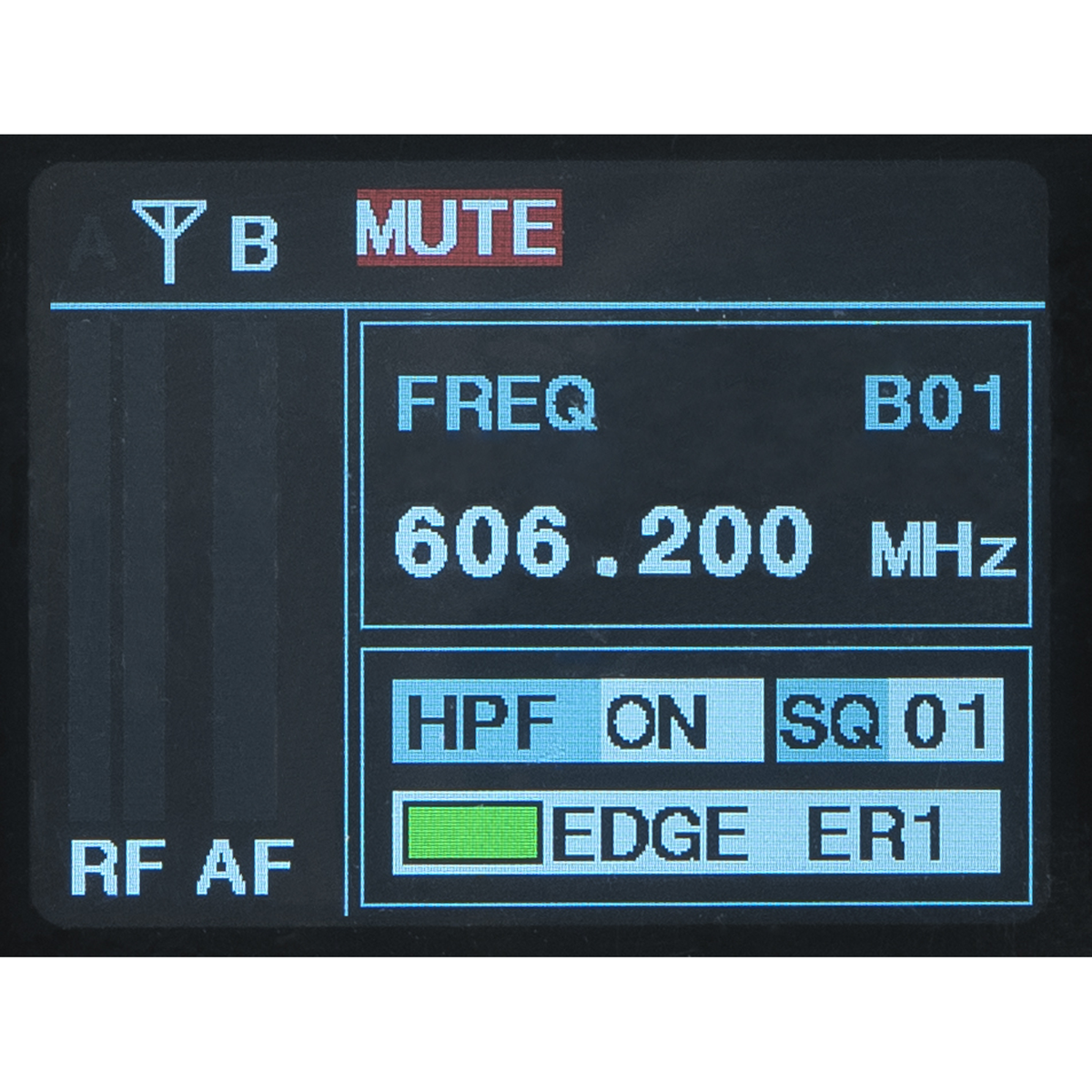EDGE EBS-1 trådlöst set med bältessändare, 610–670 MHz
