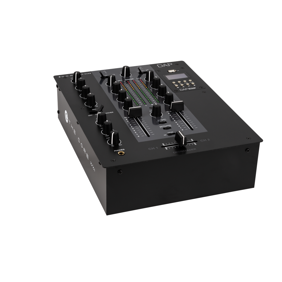 CORE MIX-2 USB 2-kanalig DJ-mixer med USB-gränssnitt