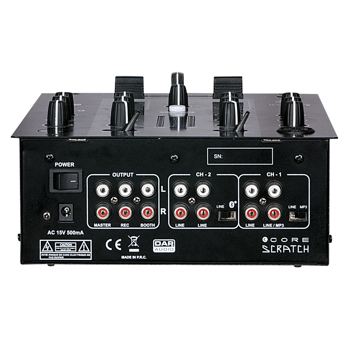 CORE Scratch 2-kanalig DJ-mixer