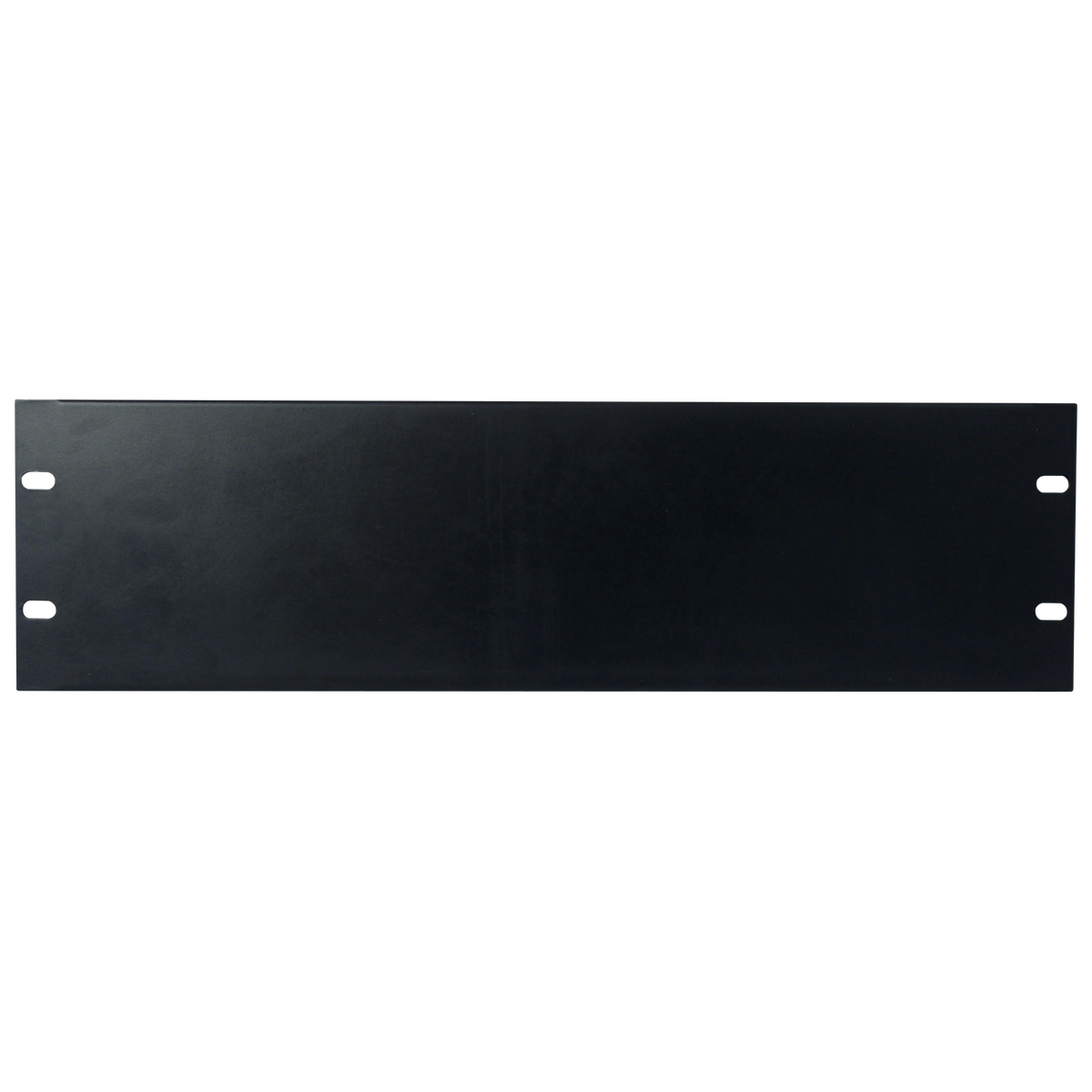 19" blindpanel, svart, 3U