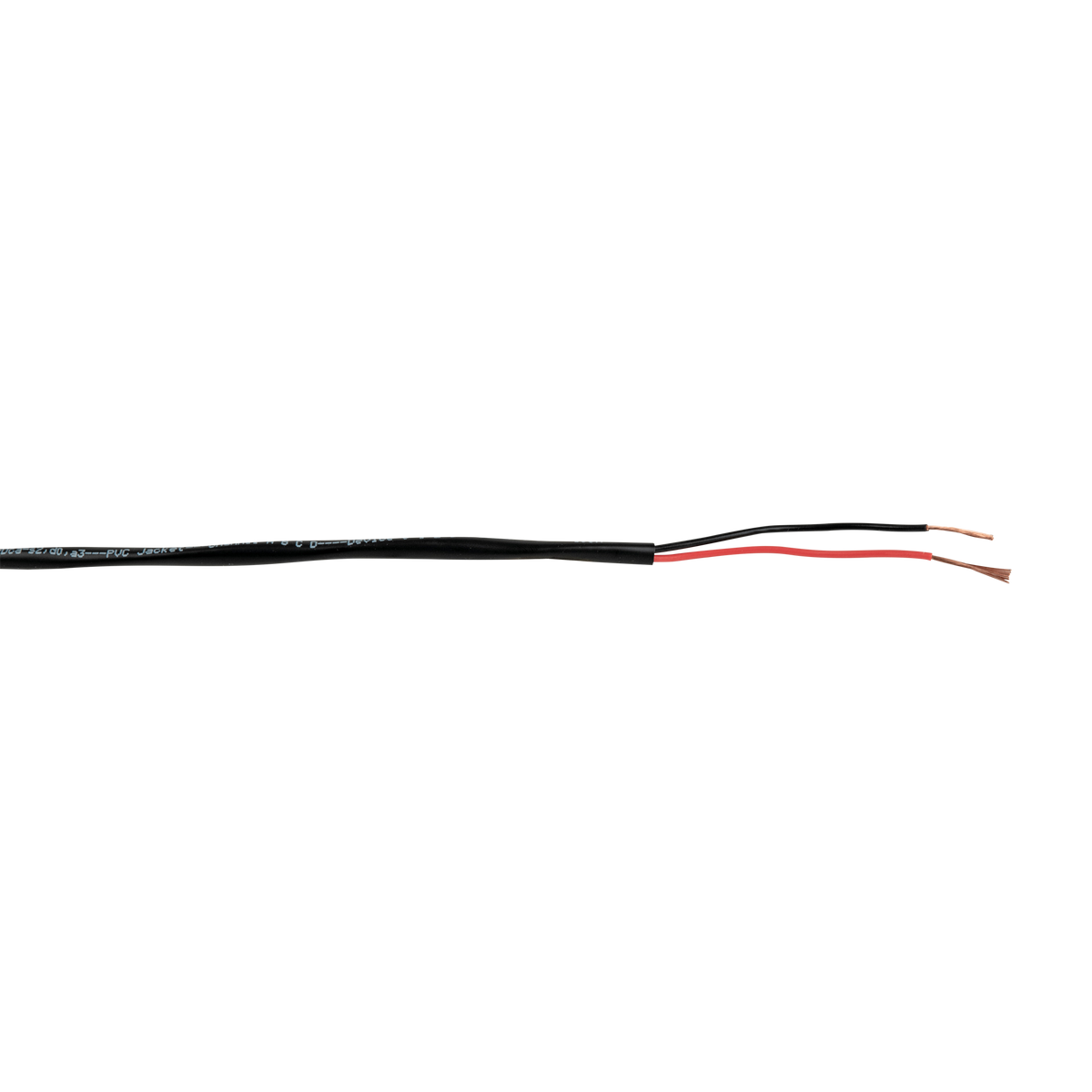 SPC-275 CPR högtalarkabel 2 × 0,75 mm², Dca-s2,d0,a3, svart, 300 m på rulle