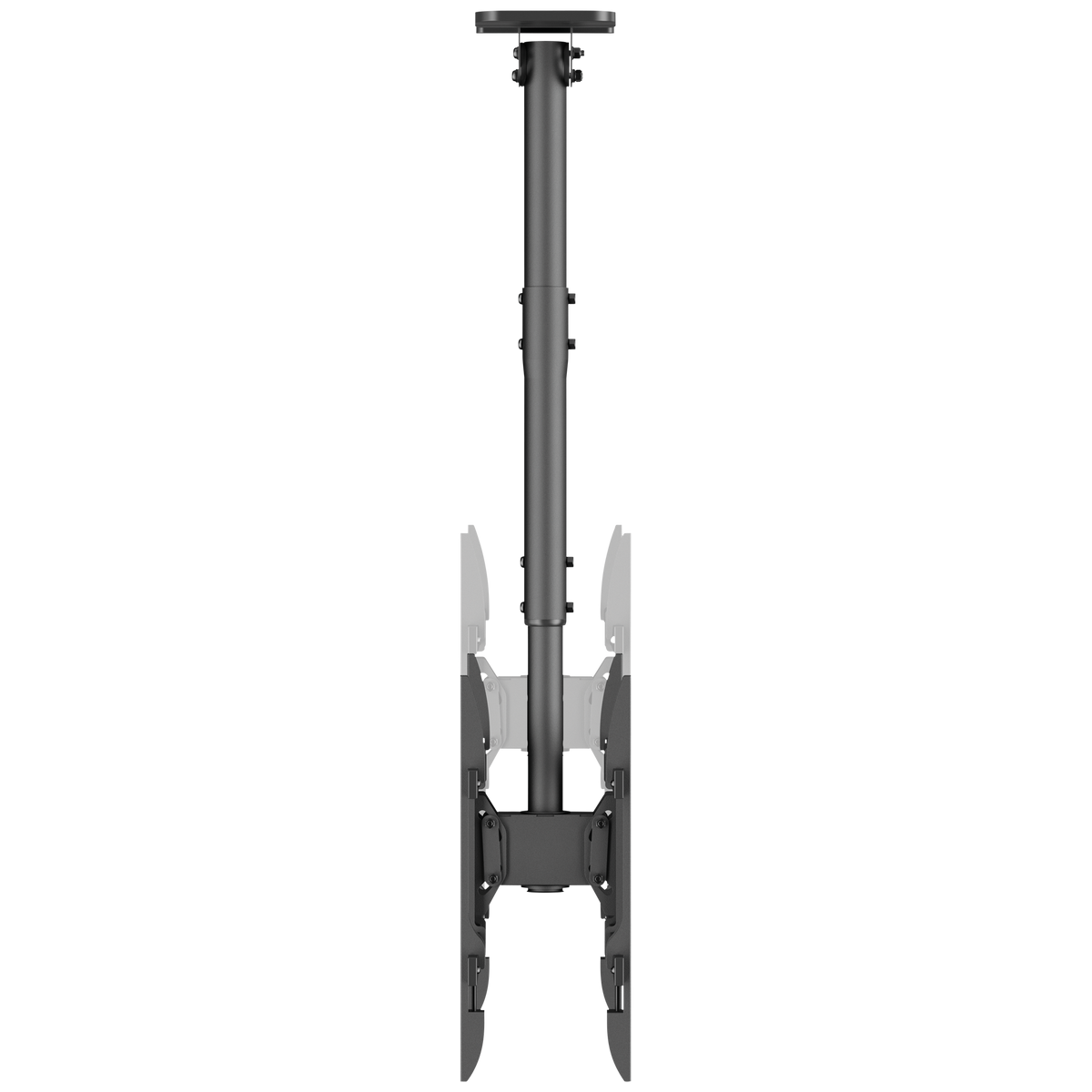 PLB-4386 dubbelt tv-takfäste för 2 × 43"–86"