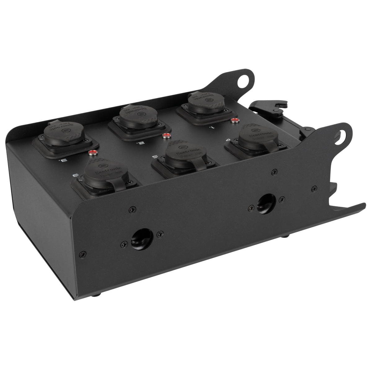 PowerCore 1m.6p breakoutbox, Multipin H16 in till 6 × Power Pro True