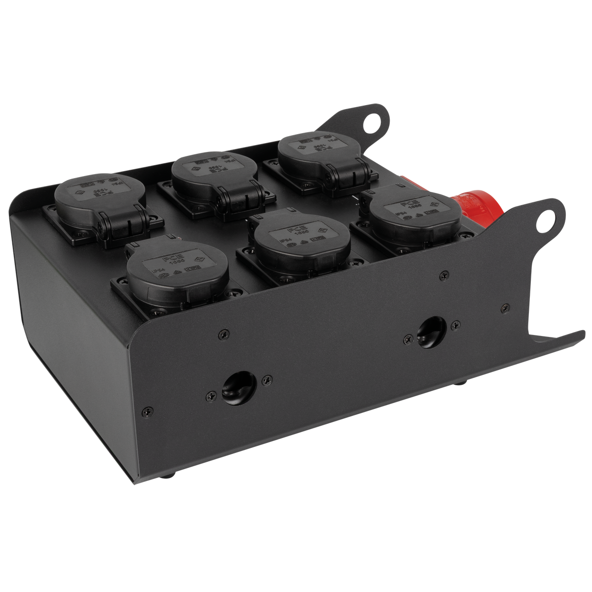 PowerCore c16a.6s, 6× Schuko – 1× CEE 16 A (5P)