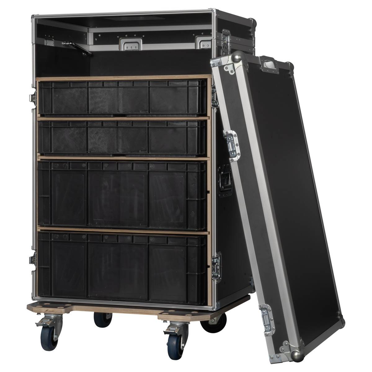 Storage Case 2 med 4 lådor och arbetsytor