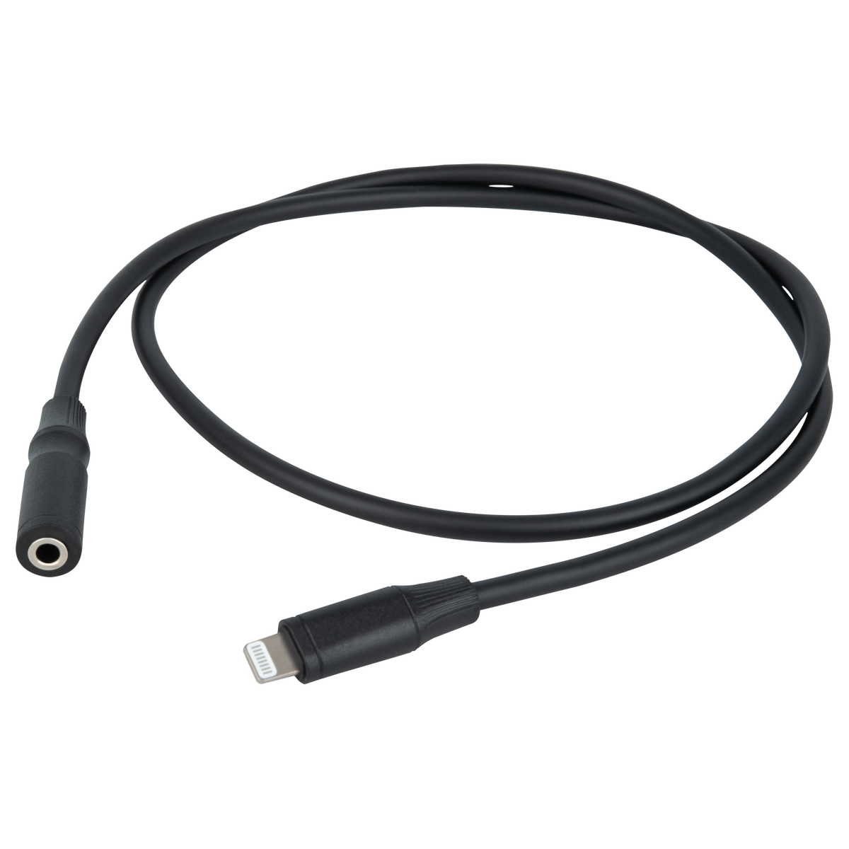 Linjekabel Lightning till minitelejack stereo (hona), 1,5 m
