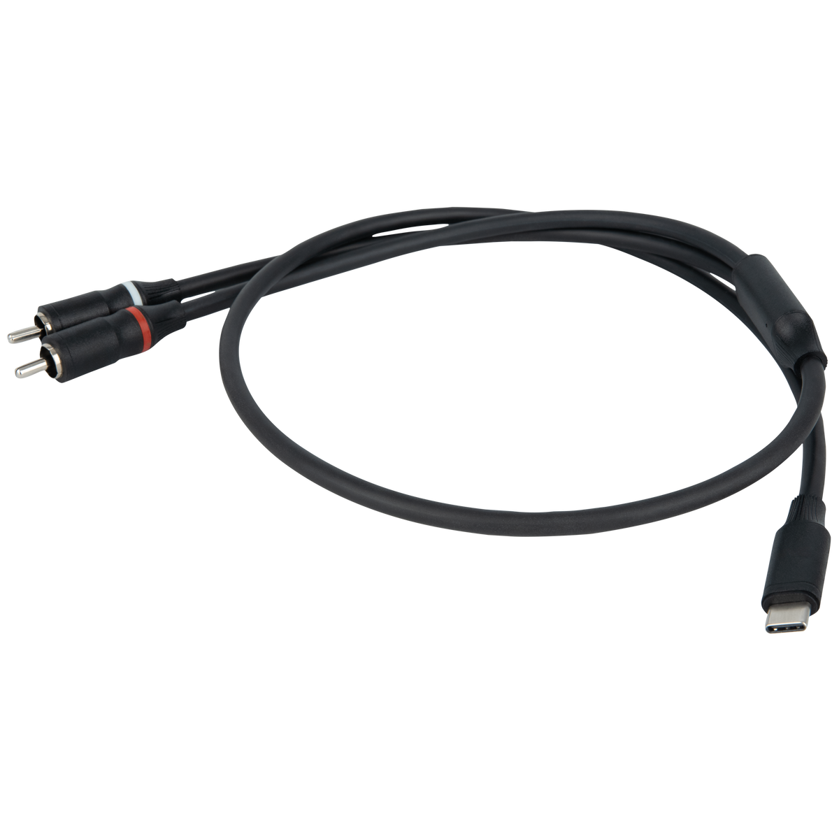 Y-kabel USB-C till 2 × RCA hane, 1,5 m