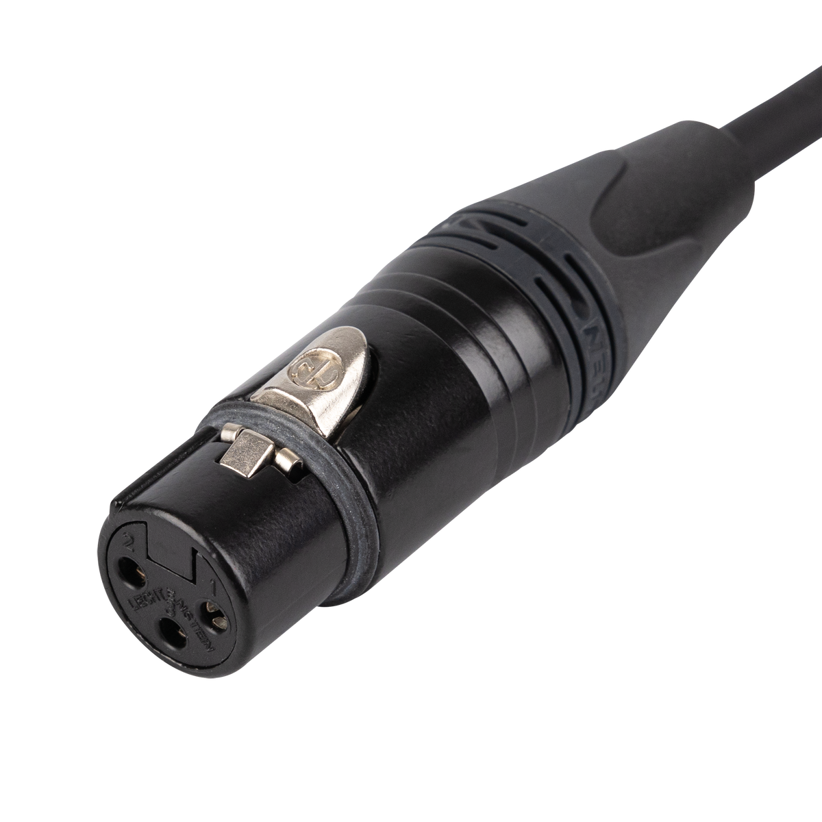 Mik-/linjekabel XLR 3-polig hane/hona, Neutrik NC3-BAG, 3 m