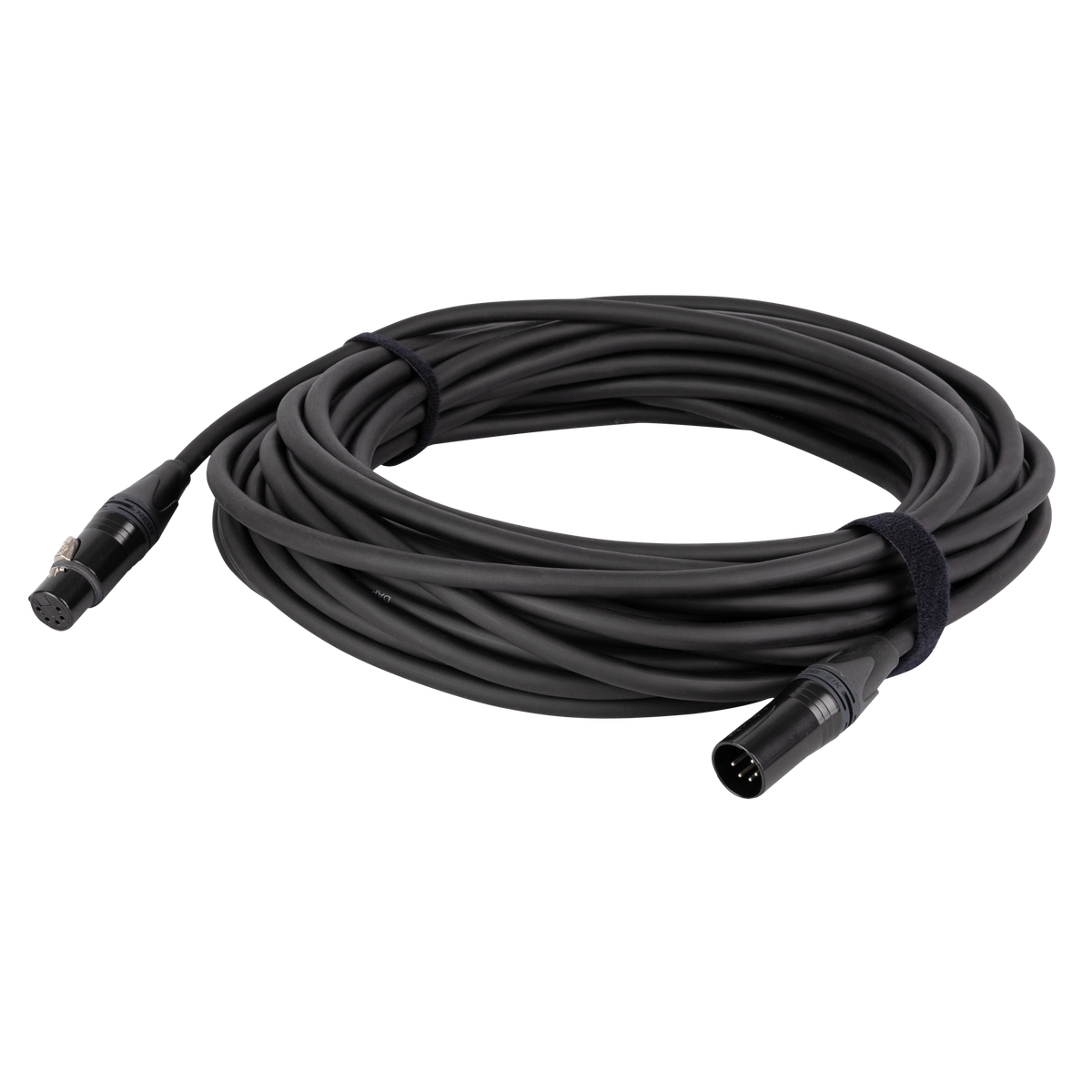 DMX/AES-EBU-kabel XLR 5-polig hane till XLR 5-polig hona, Neutrik NC5-BAG, 20 m