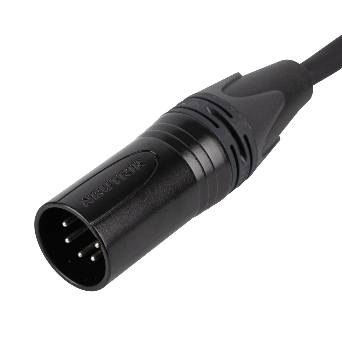 DMX/AES-EBU-kabel XLR 5-polig hane till XLR 5-polig hona, Neutrik NC5-BAG, 20 m