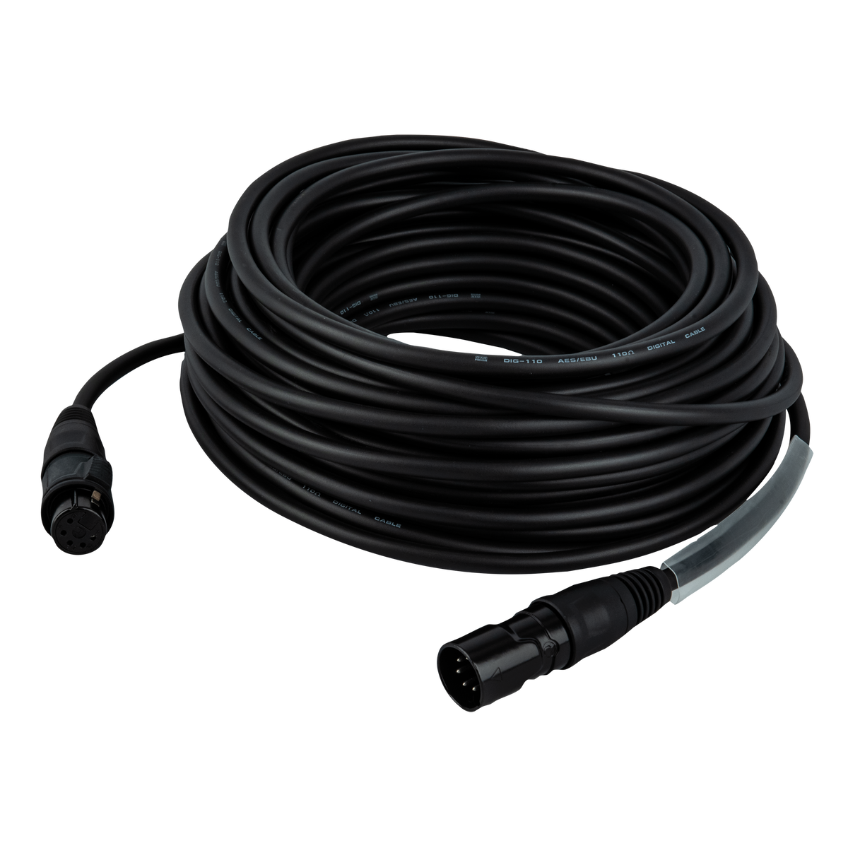 DMX/AES-EBU-kabel XLR 5-polig hane till XLR 5-polig hona, Rean RCX5, IP65, 20 m
