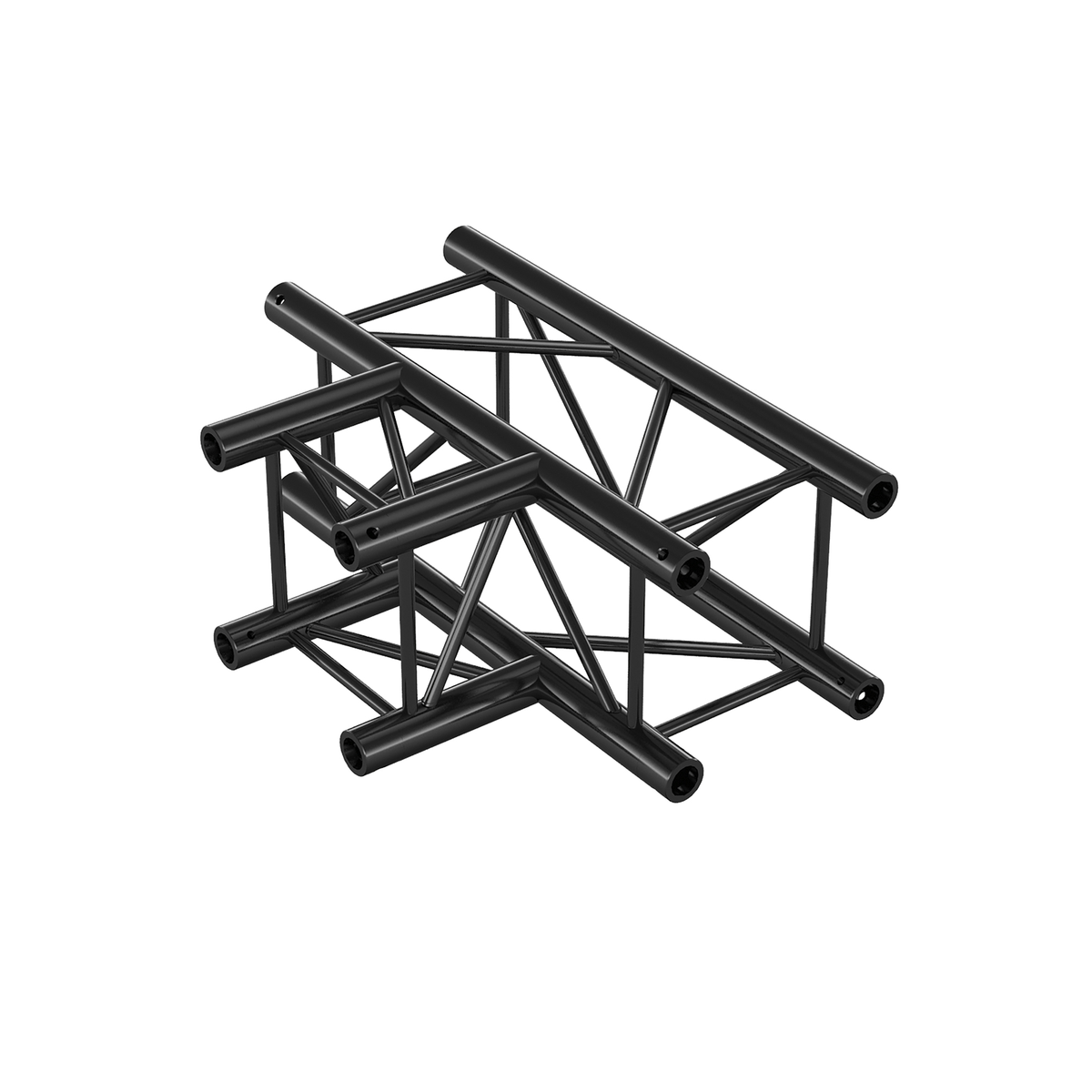 Pro-30 Square Heavy Duty F-truss, T-kors 3-vägs, svart